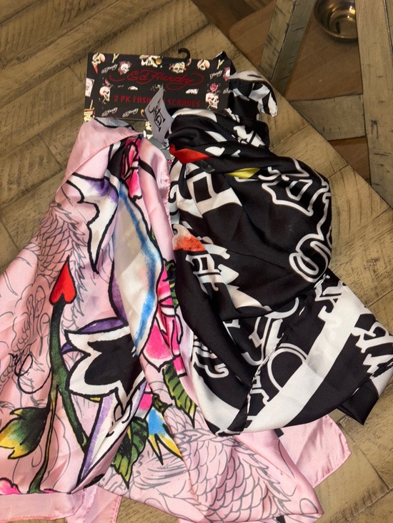 Ed Hardy Accessories - Ed Hardy Graphic Scarf set of 2